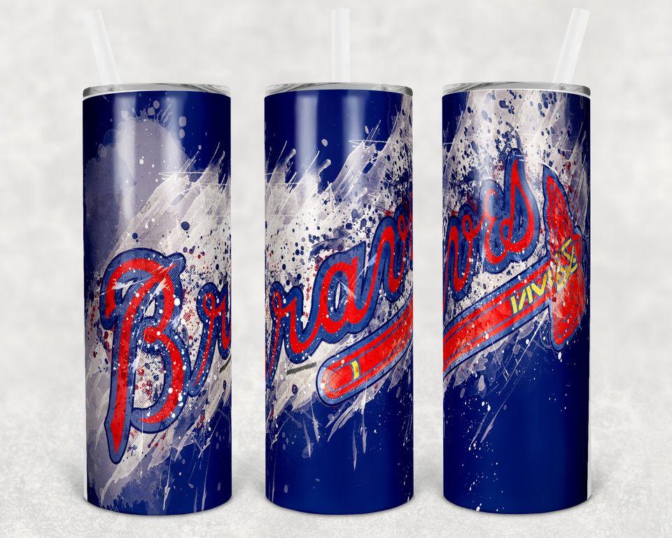 Atlanta Braves 20 Oz Skinny Tumbler