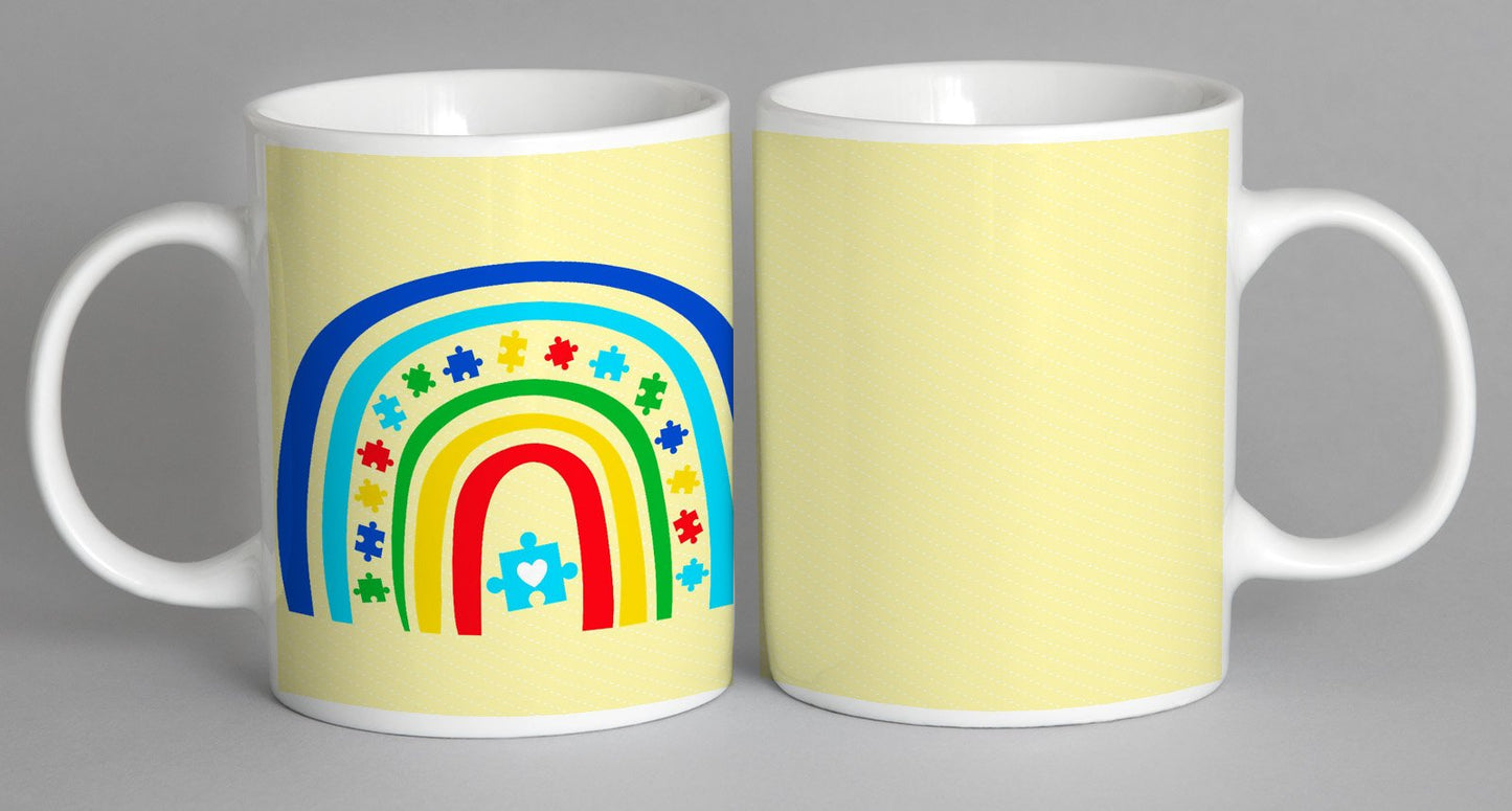 Autism Rainbow Mug Coffee