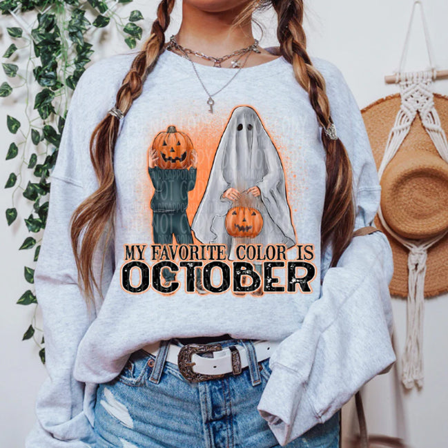 My Favorite Color is October Graphic Tee