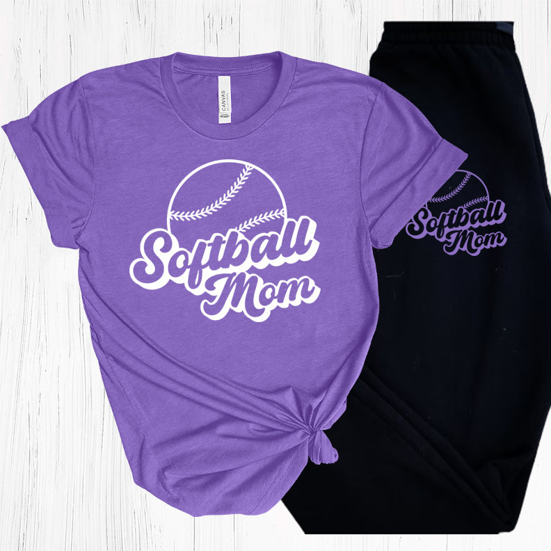 Softball Mom Graphic Tee Graphic Tee