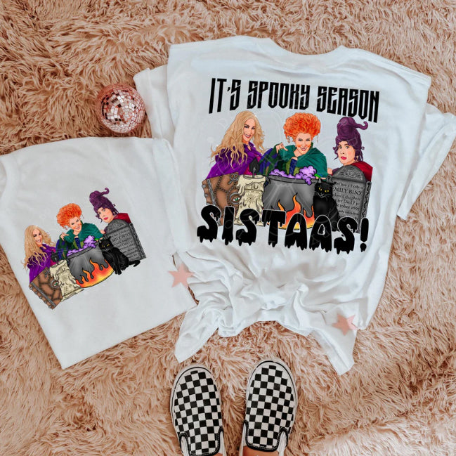 It's Spooky Season Sistaas Graphic Tee