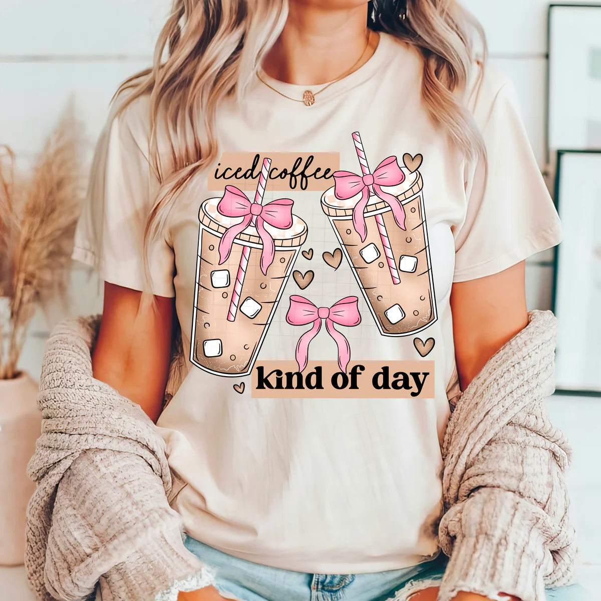 Iced Coffee Kind of Day Graphic Tee