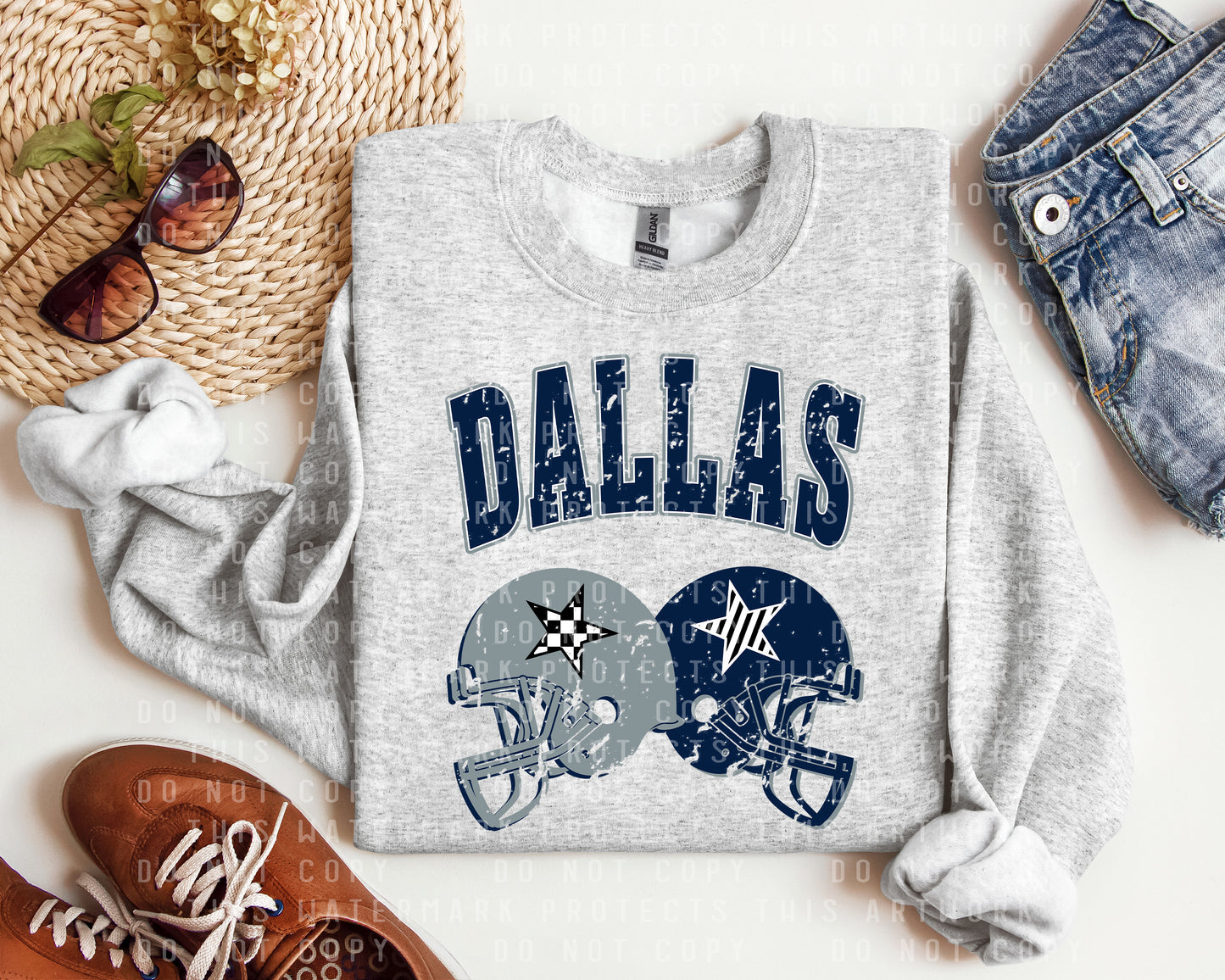 Dallas Helmets Graphic Tee