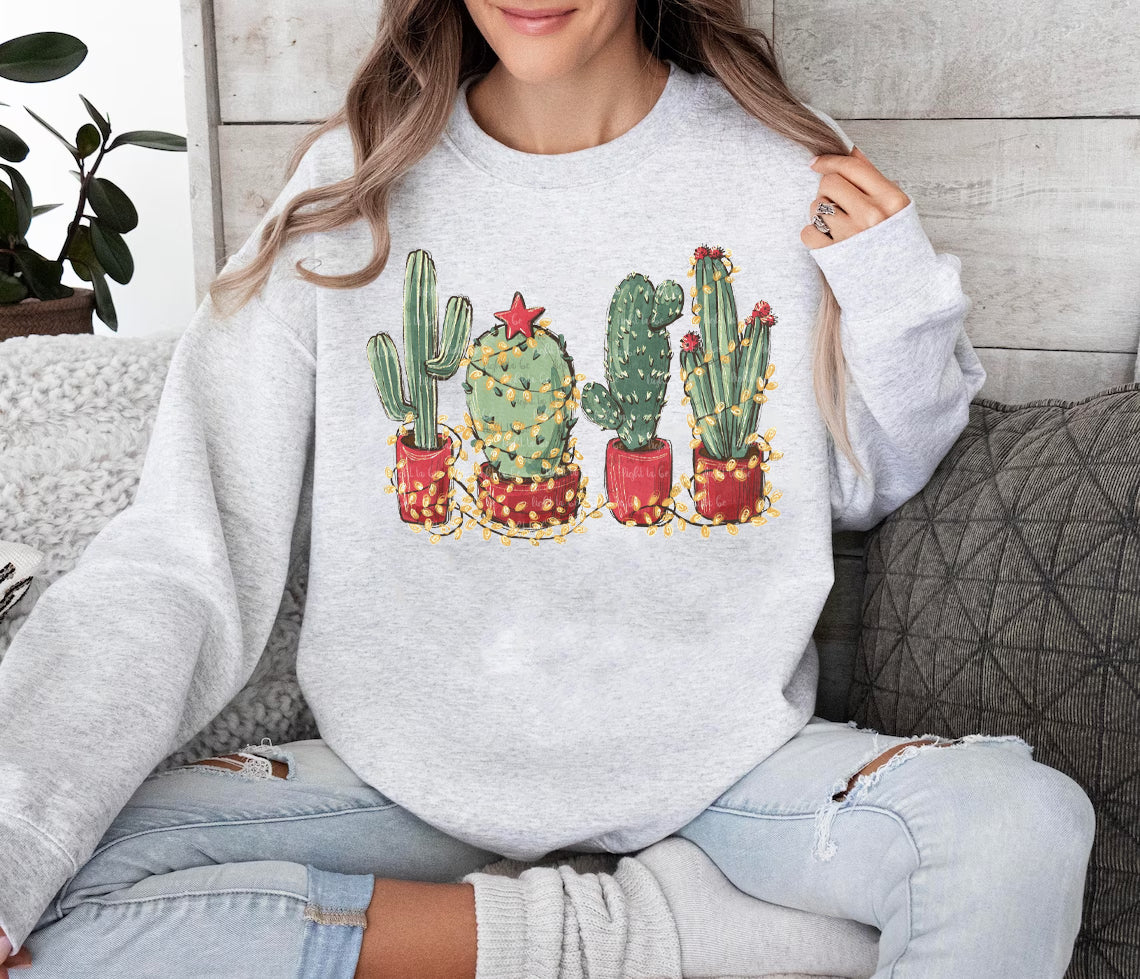 Christmas Cacti Graphic Tee