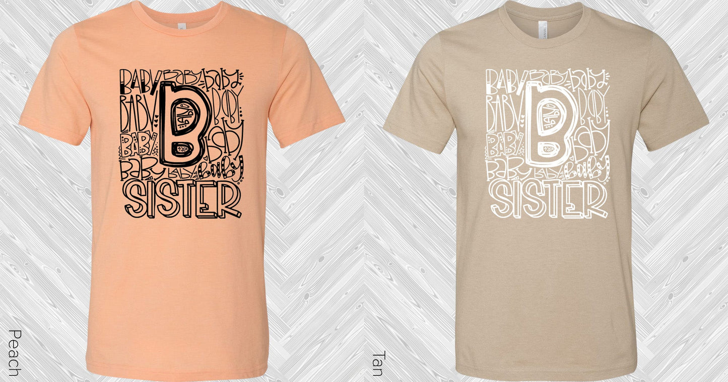 Baby Sister Subway Art Graphic Tee Graphic Tee