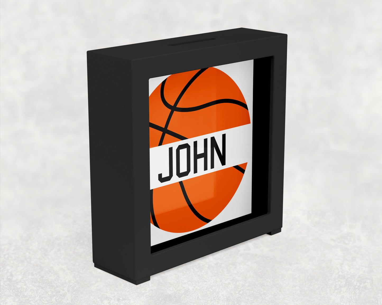 Basketball Bank Shadow Box