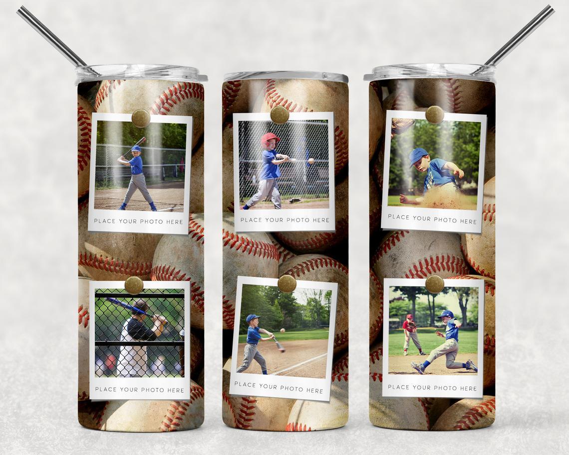 Baseball Frame 20 Oz Skinny Tumbler