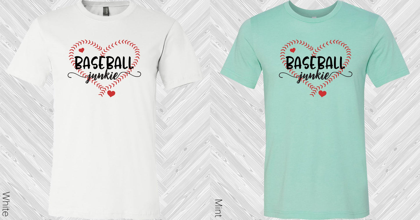 Baseball Junkie Graphic Tee Graphic Tee