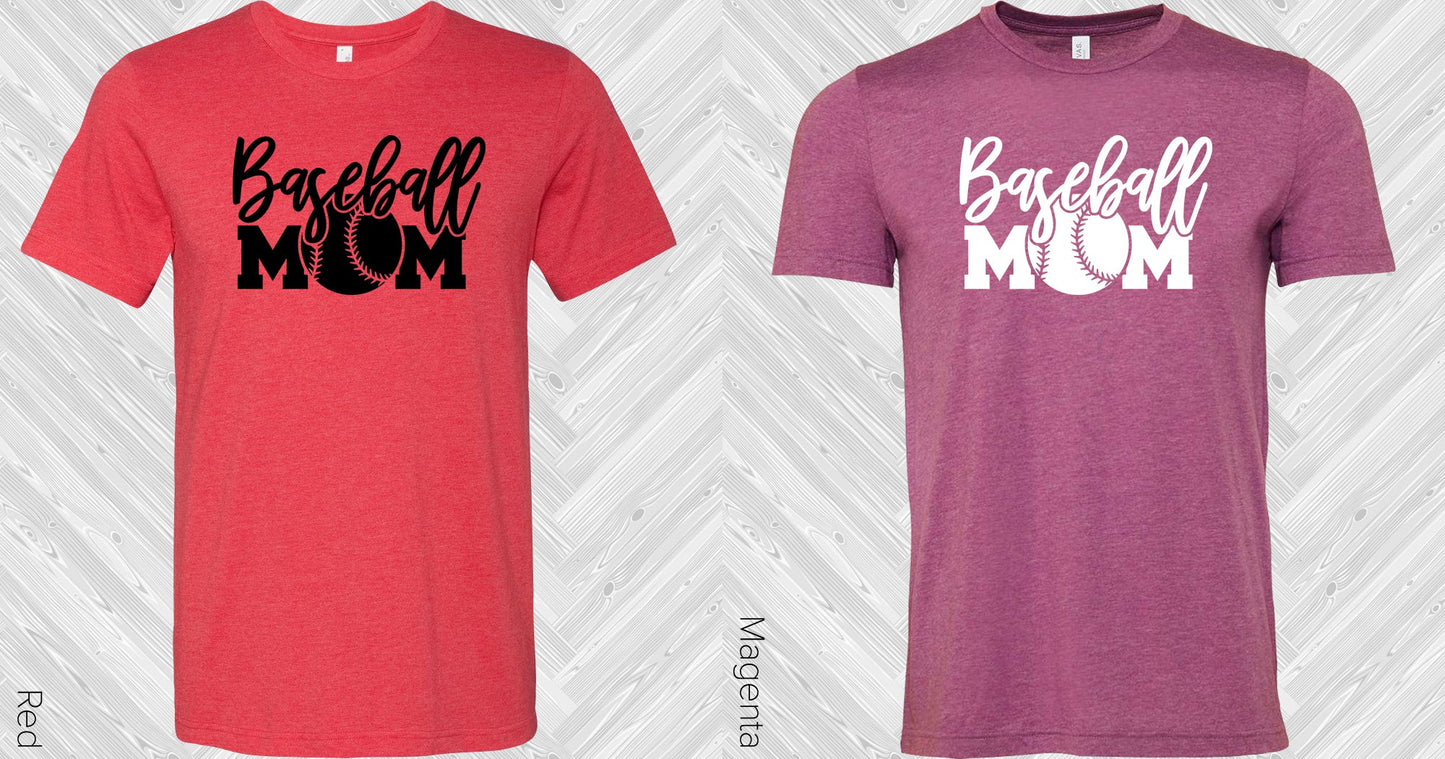 Baseball Mom Graphic Tee Graphic Tee