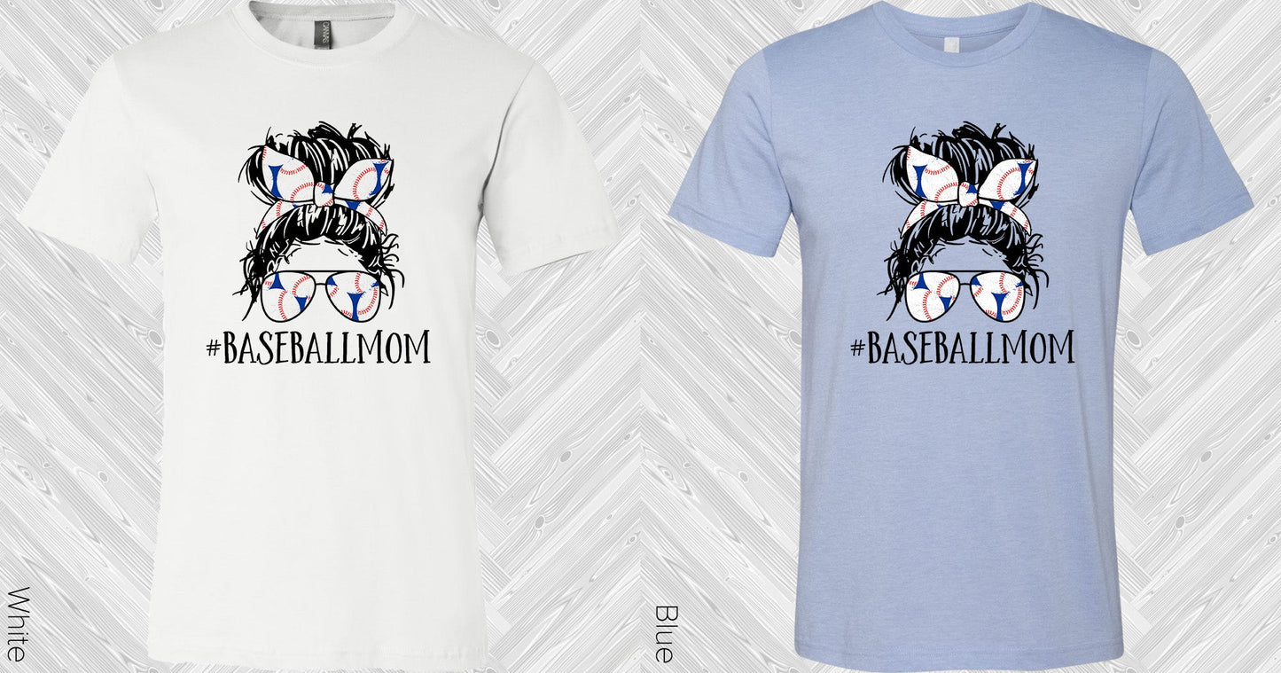 Baseball Mom #baseballmom Graphic Tee Graphic Tee