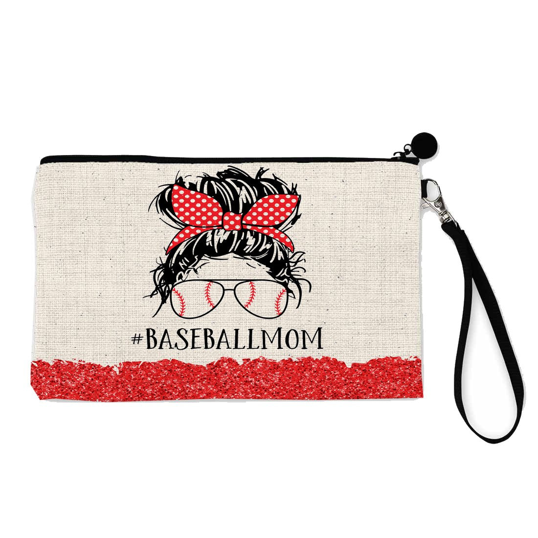 Baseball Mom #baseballmom Wristlet