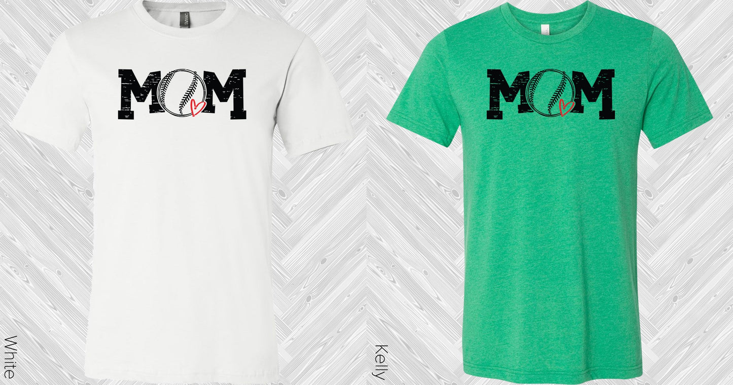 Baseball Softball Mom Graphic Tee Graphic Tee