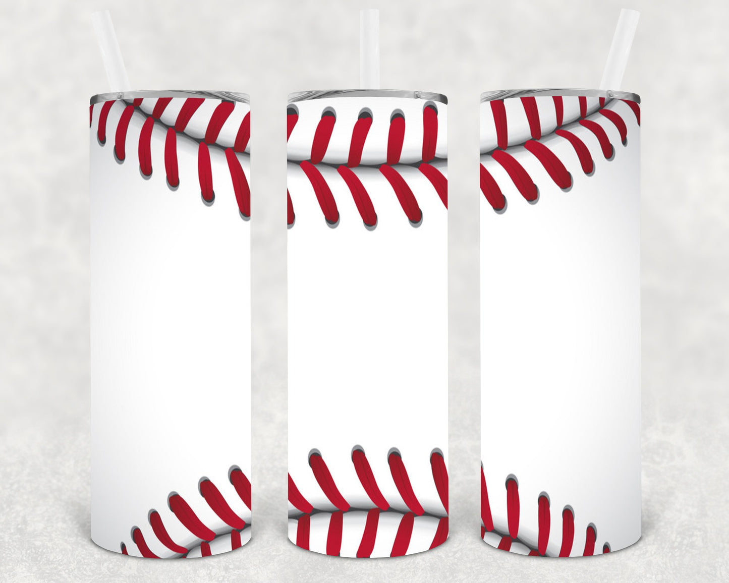 Baseball 20 Oz Skinny Tumbler