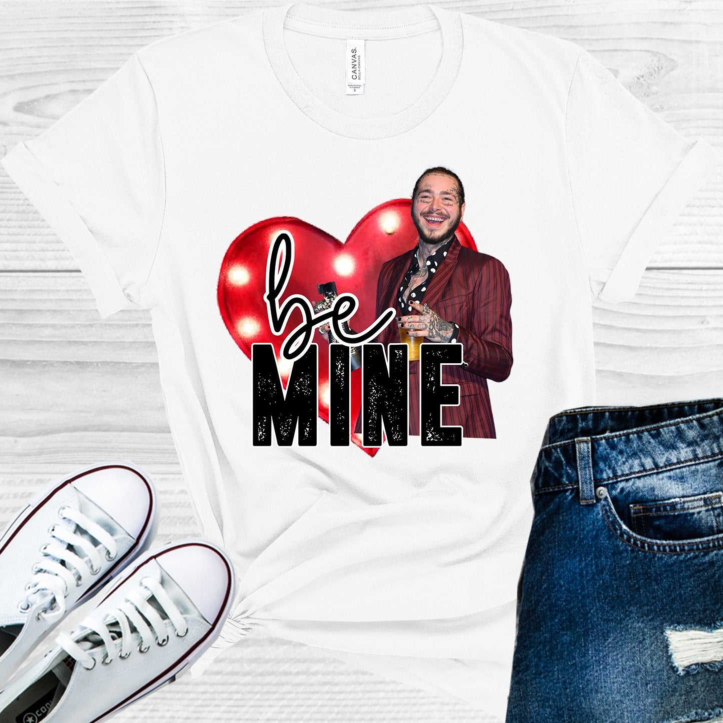 Be Mine Post Malone Graphic Tee Graphic Tee