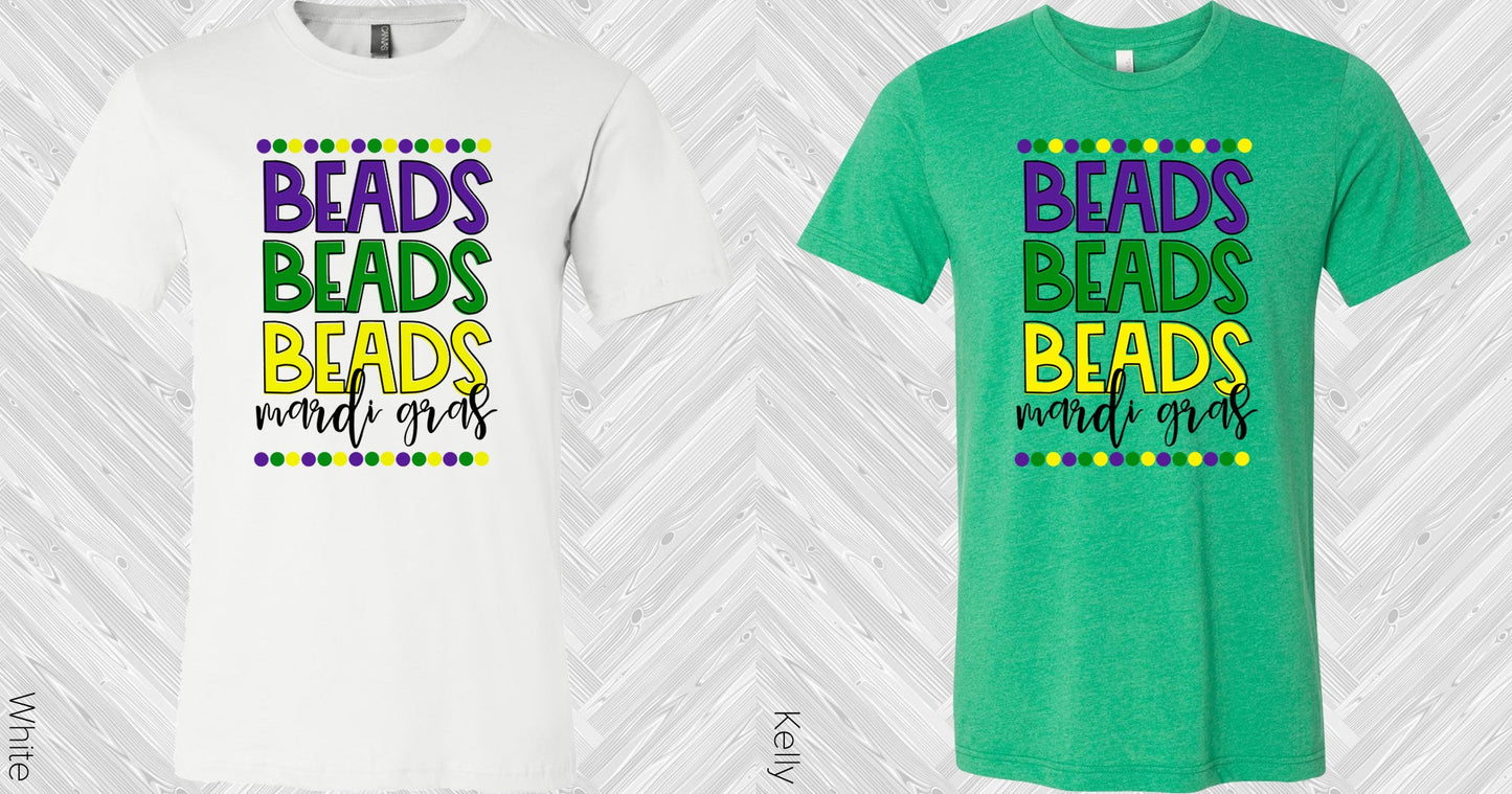 Beads Mardi Gras Graphic Tee Graphic Tee