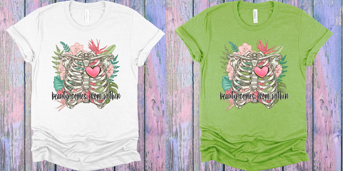 Beauty Comes From Within Graphic Tee Graphic Tee