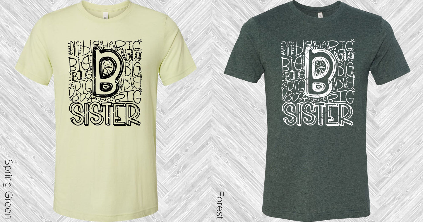 Big Sister Subway Art Graphic Tee Graphic Tee