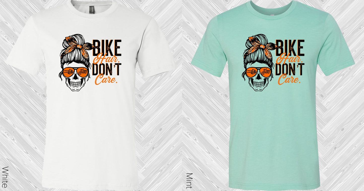 Bike Hair Dont Care Graphic Tee Graphic Tee