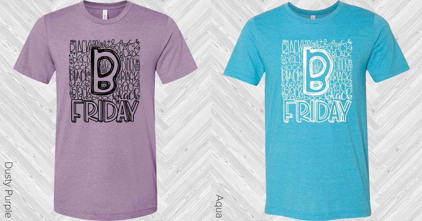 Black Friday Subway Art Graphic Tee Graphic Tee