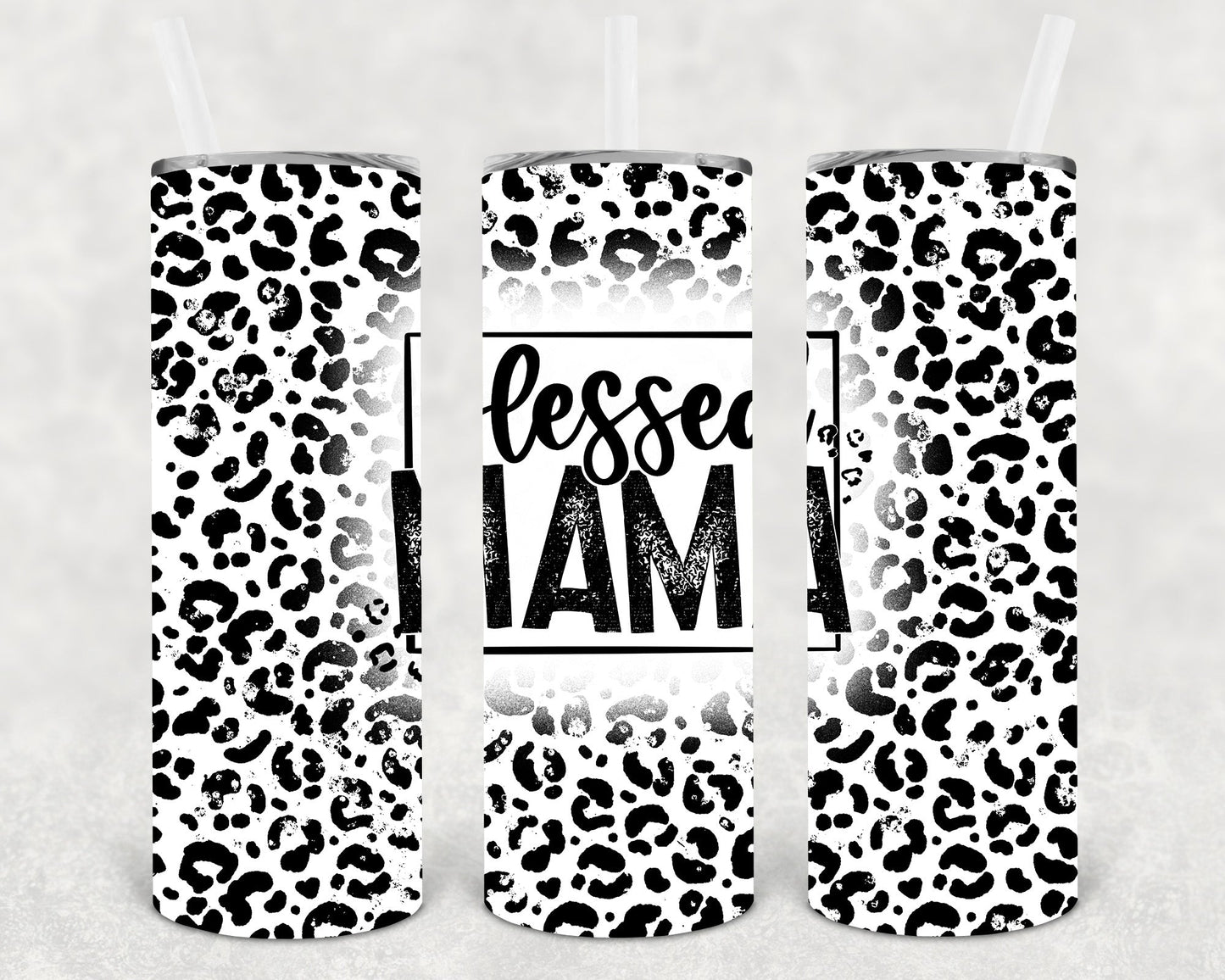 Blessed Mama 20 Oz Skinny Tumbler