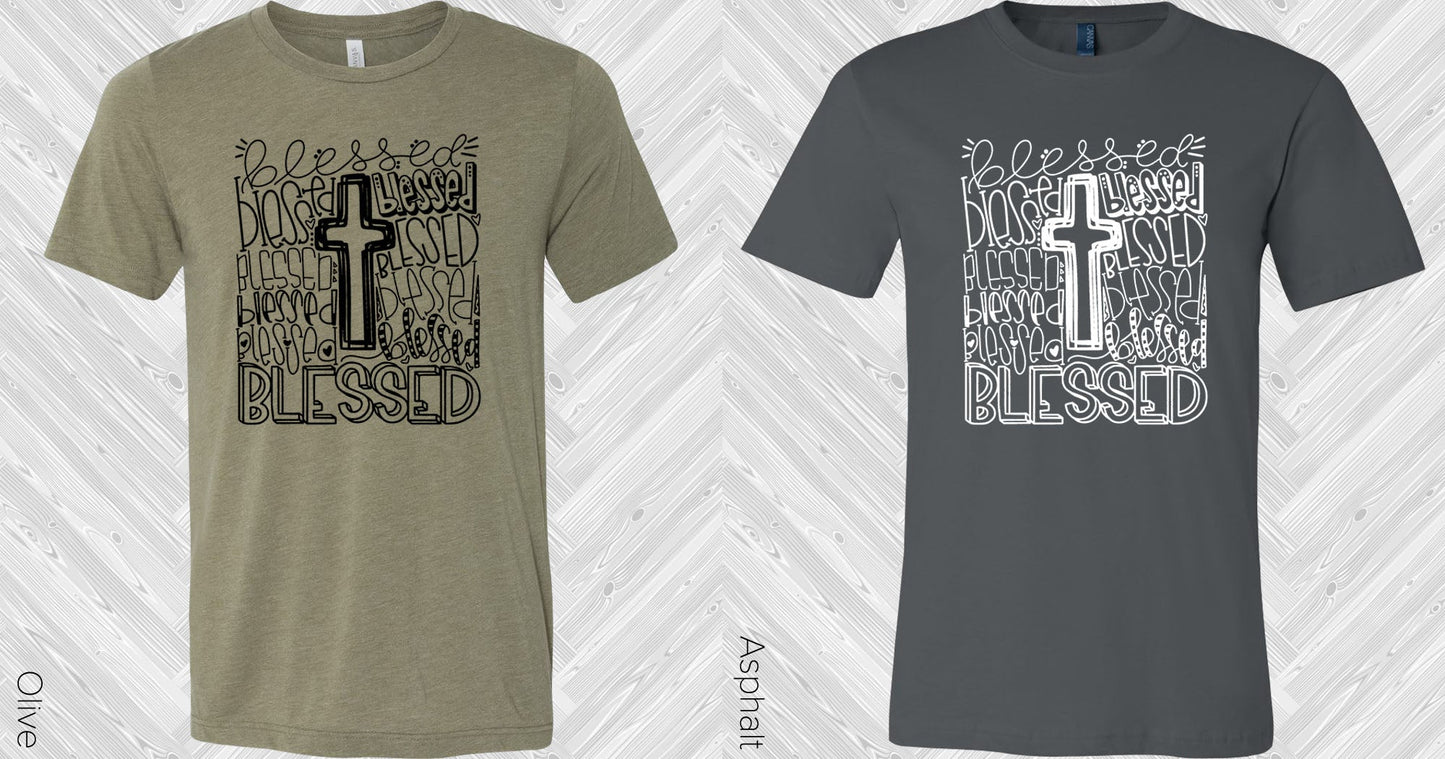 Blessed Subway Art Graphic Tee Graphic Tee