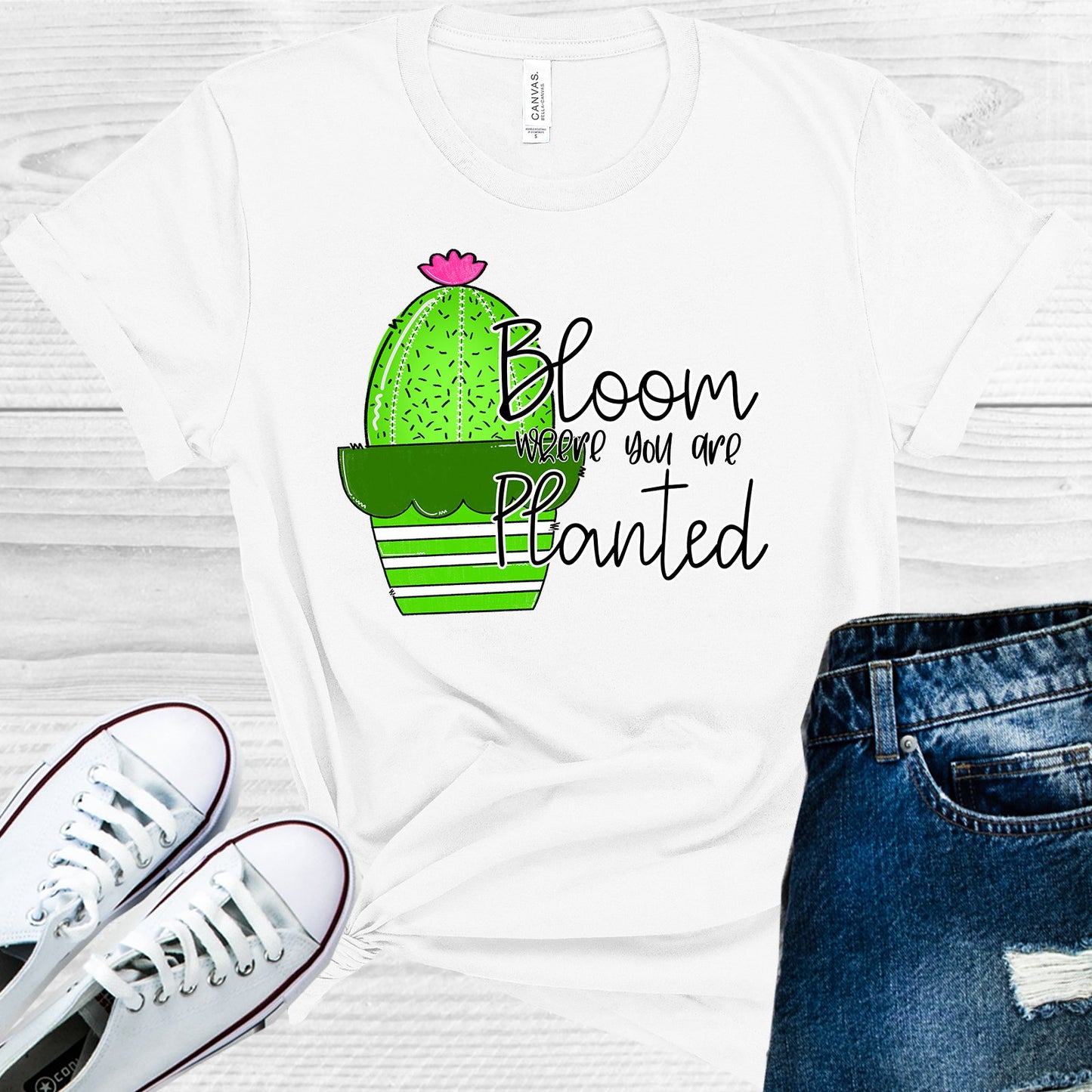 Bloom Where You Are Planted Graphic Tee Graphic Tee
