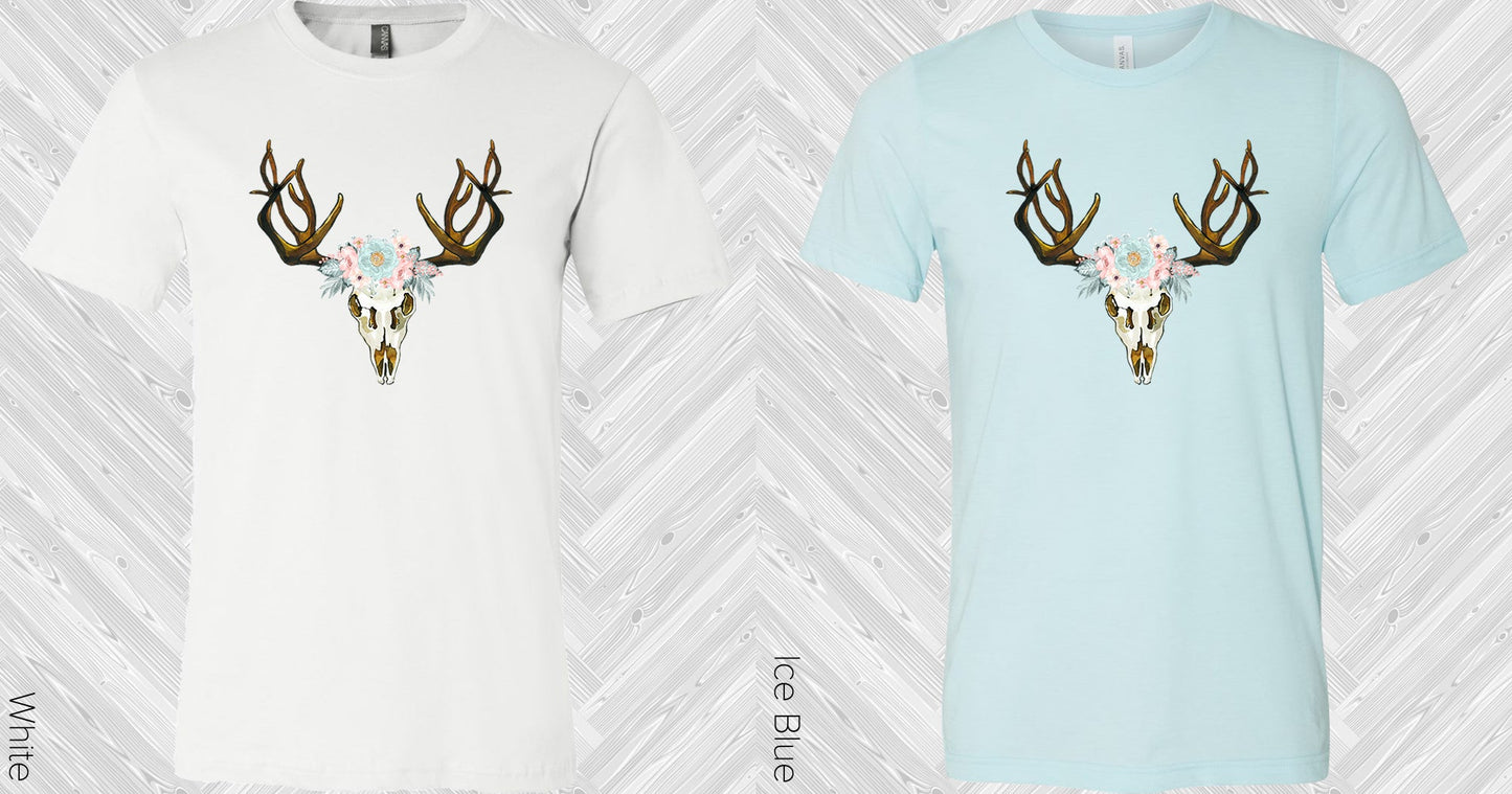 Boho Skull Graphic Tee Graphic Tee