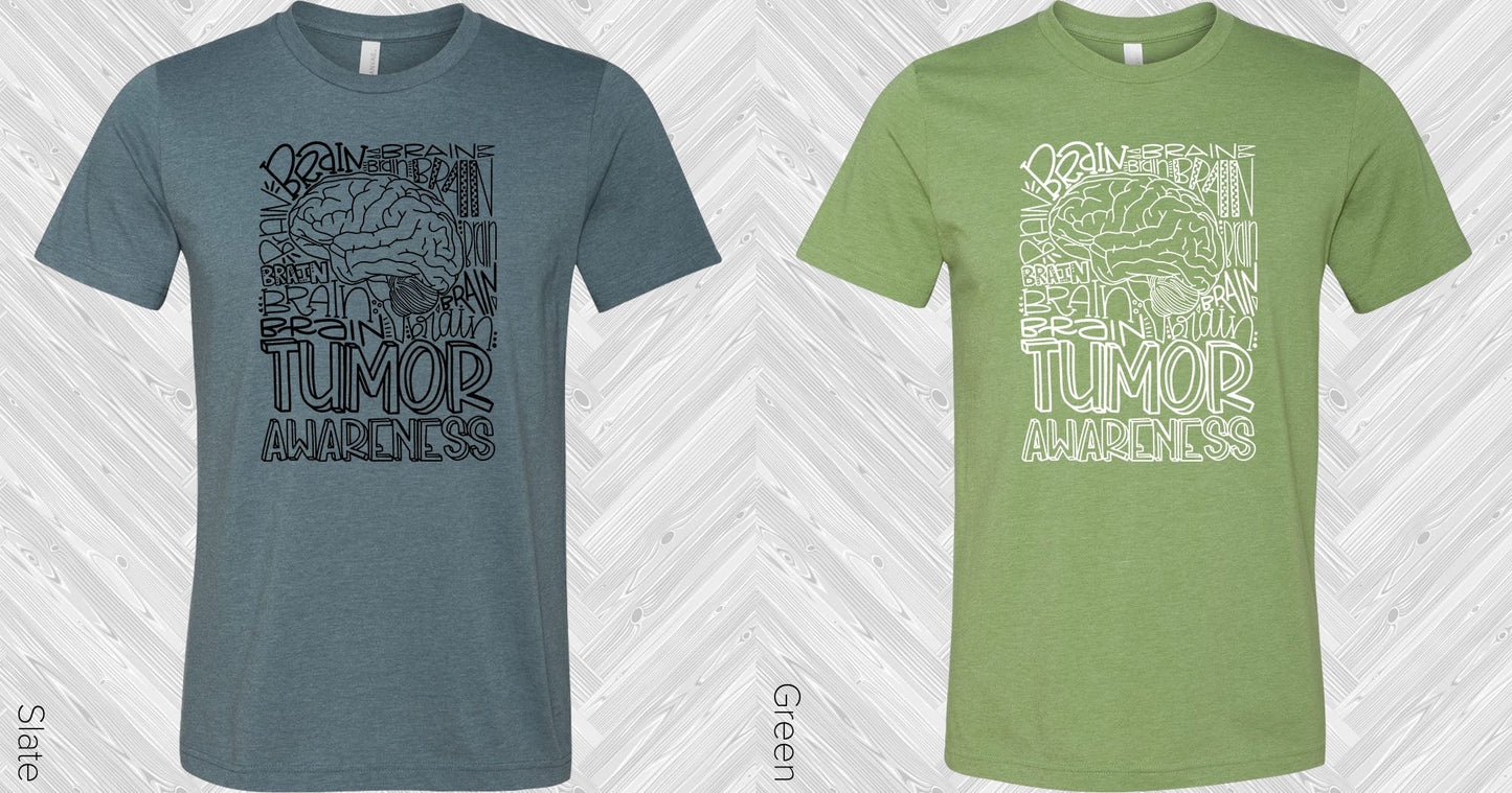 Brain Tumor Awareness Subway Art Graphic Tee Graphic Tee