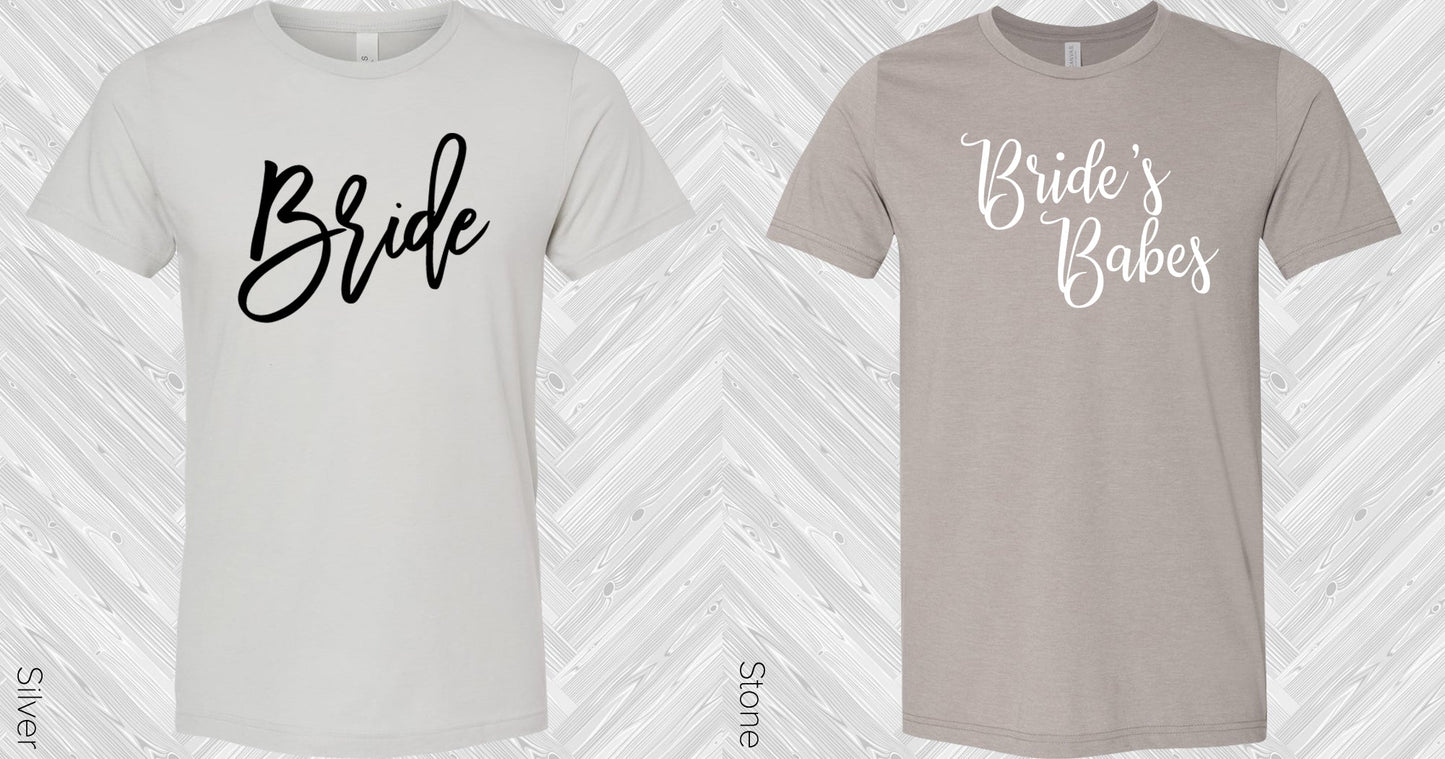 Bride Wedding Set Graphic Tee Graphic Tee