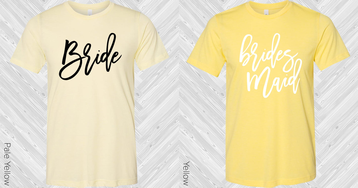Bridesmaid Wedding Set Graphic Tee Graphic Tee