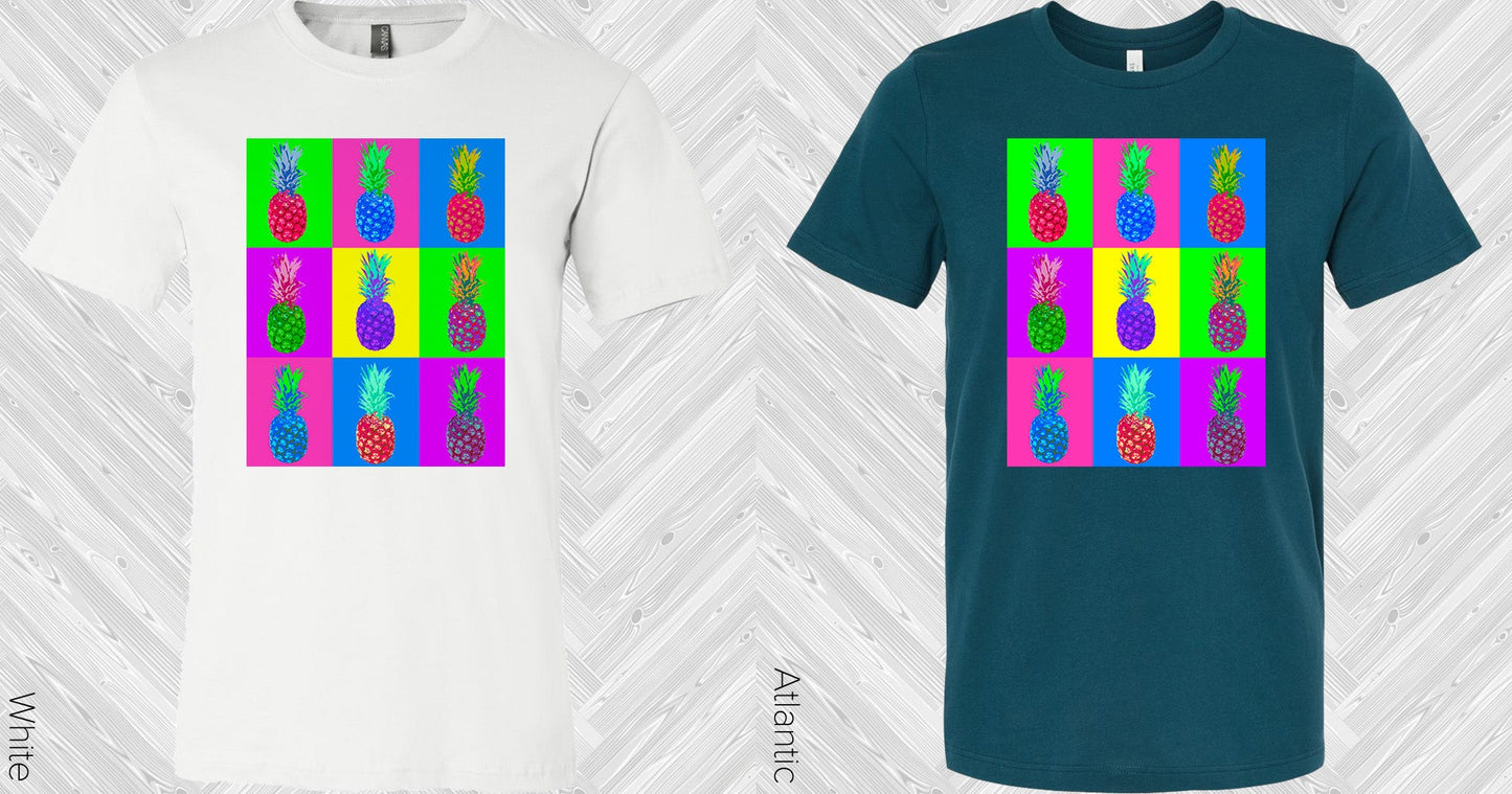 Bright Pineapples Graphic Tee Graphic Tee