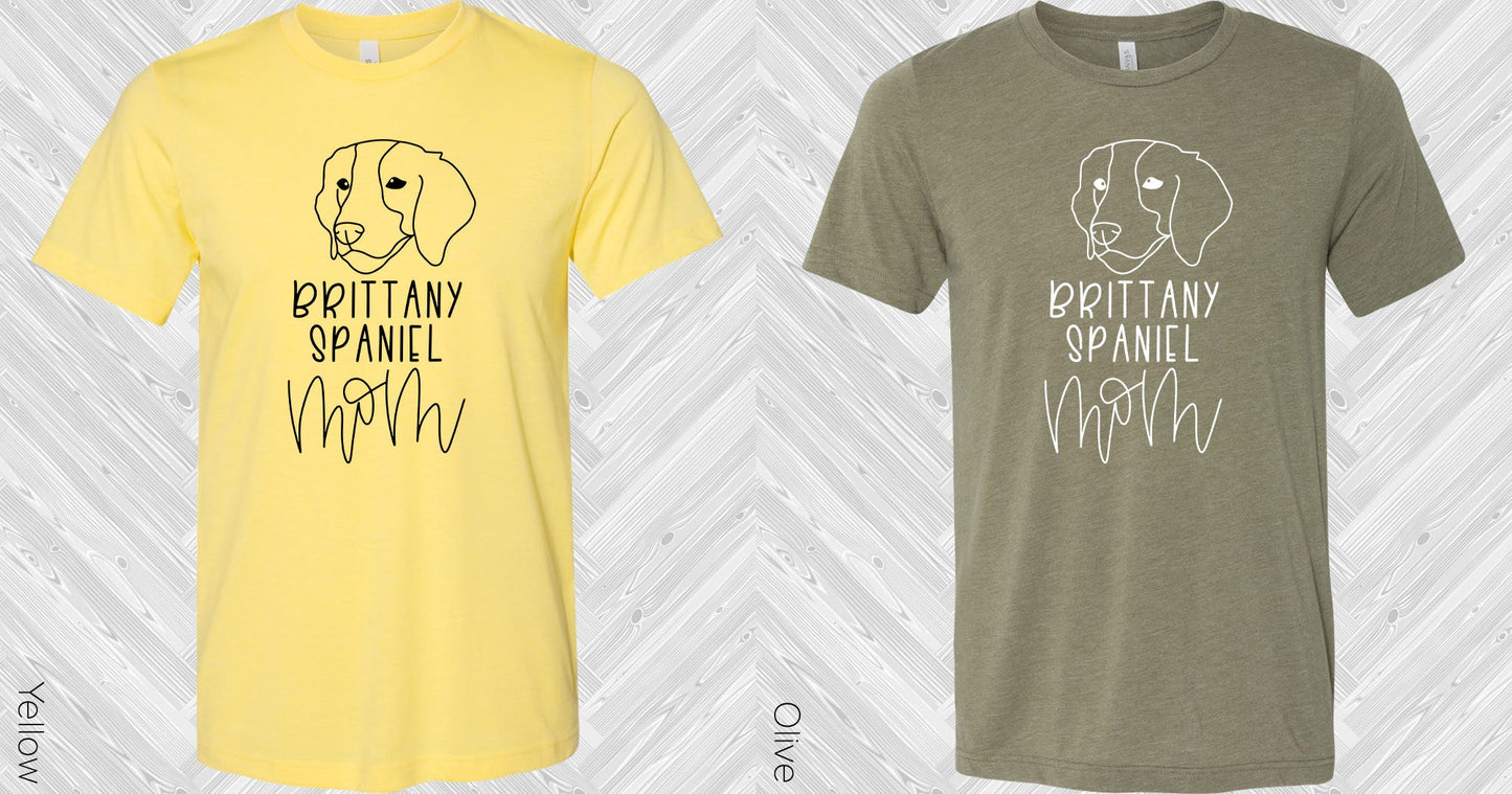 Brittany Spaniel Mom Graphic Tee Graphic Tee