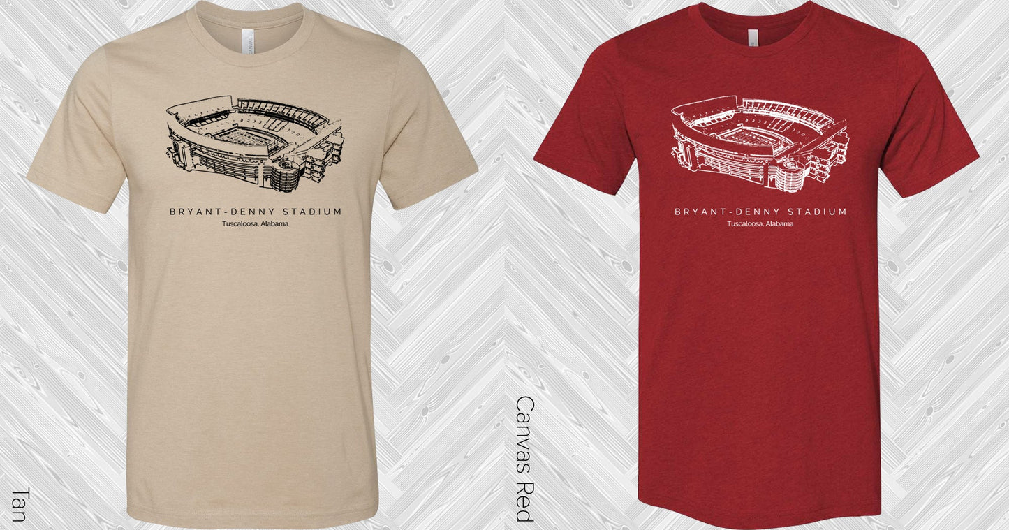 Bryant Denny Staduim Graphic Tee Graphic Tee