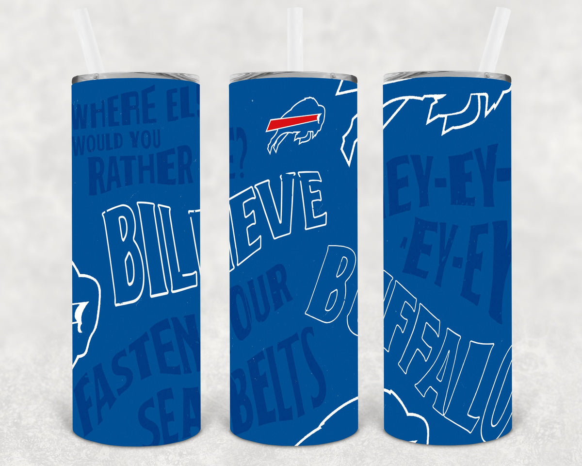 Buffalo Bills 20 Oz Skinny Tumbler