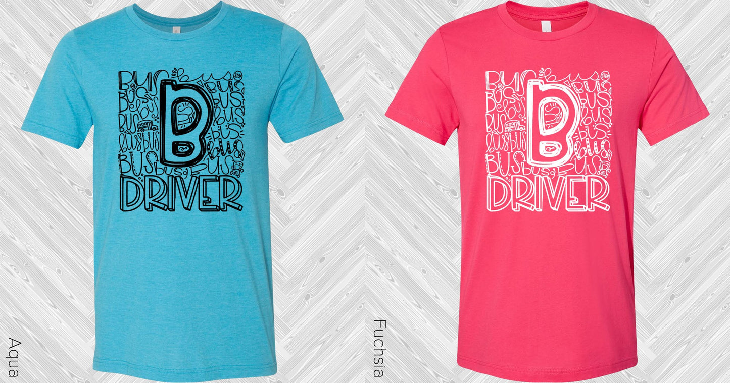 Bus Driver Subway Art Graphic Tee Graphic Tee