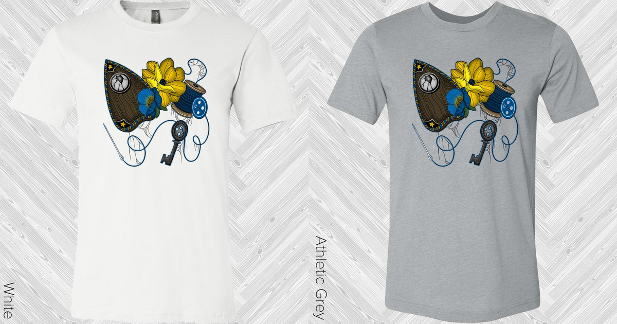 Button Girl Graphic Tee Graphic Tee