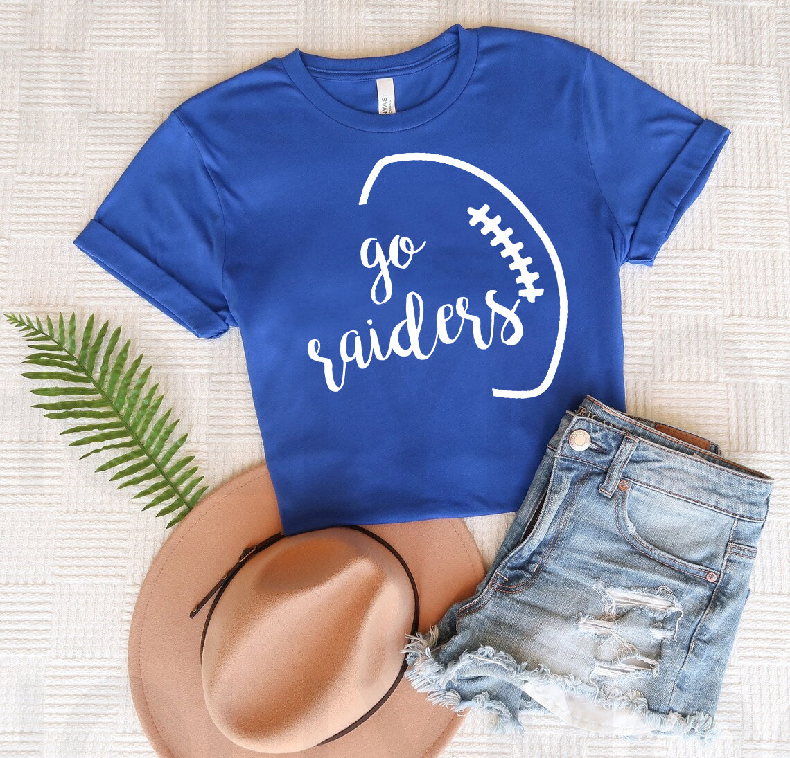 Football Go Team Customized Graphic Tee