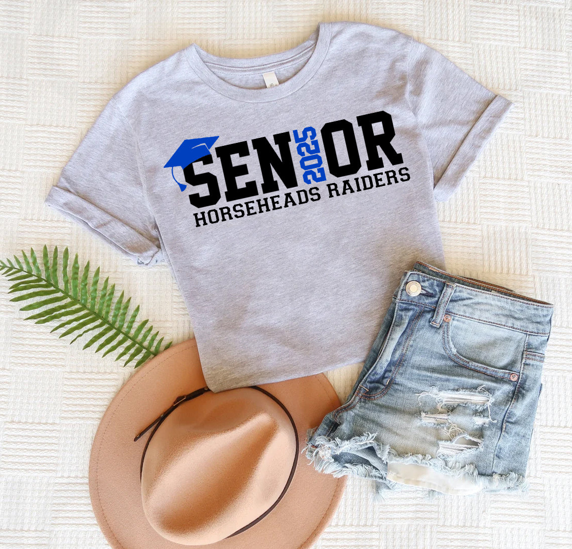 Senior Class of Customized Year/School Graphic Tee