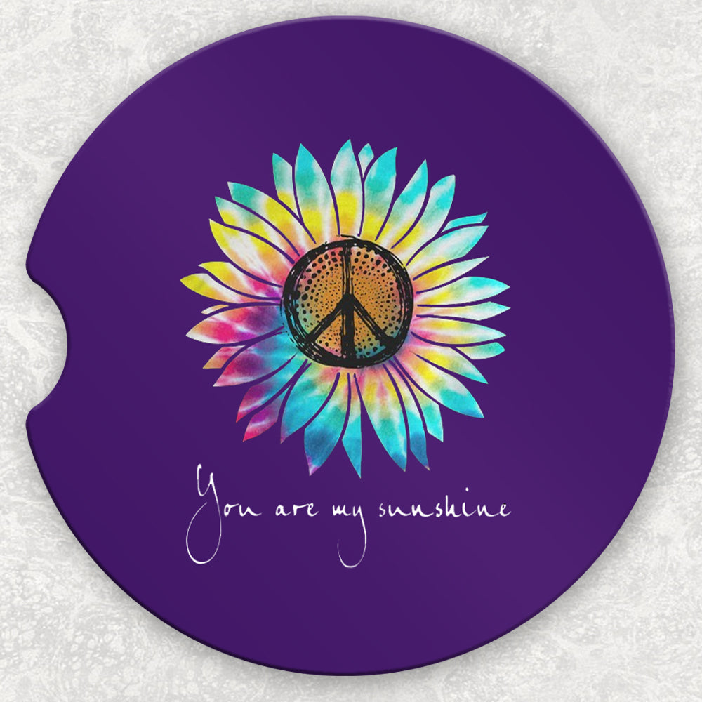 Car Coaster Set - You Are My Sunshine