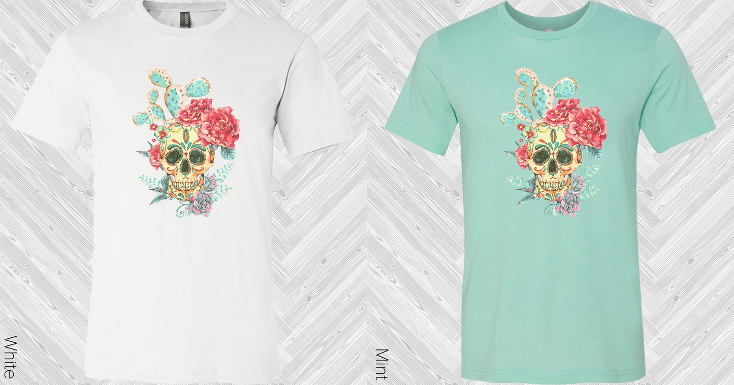 Cactus Skull Graphic Tee Graphic Tee