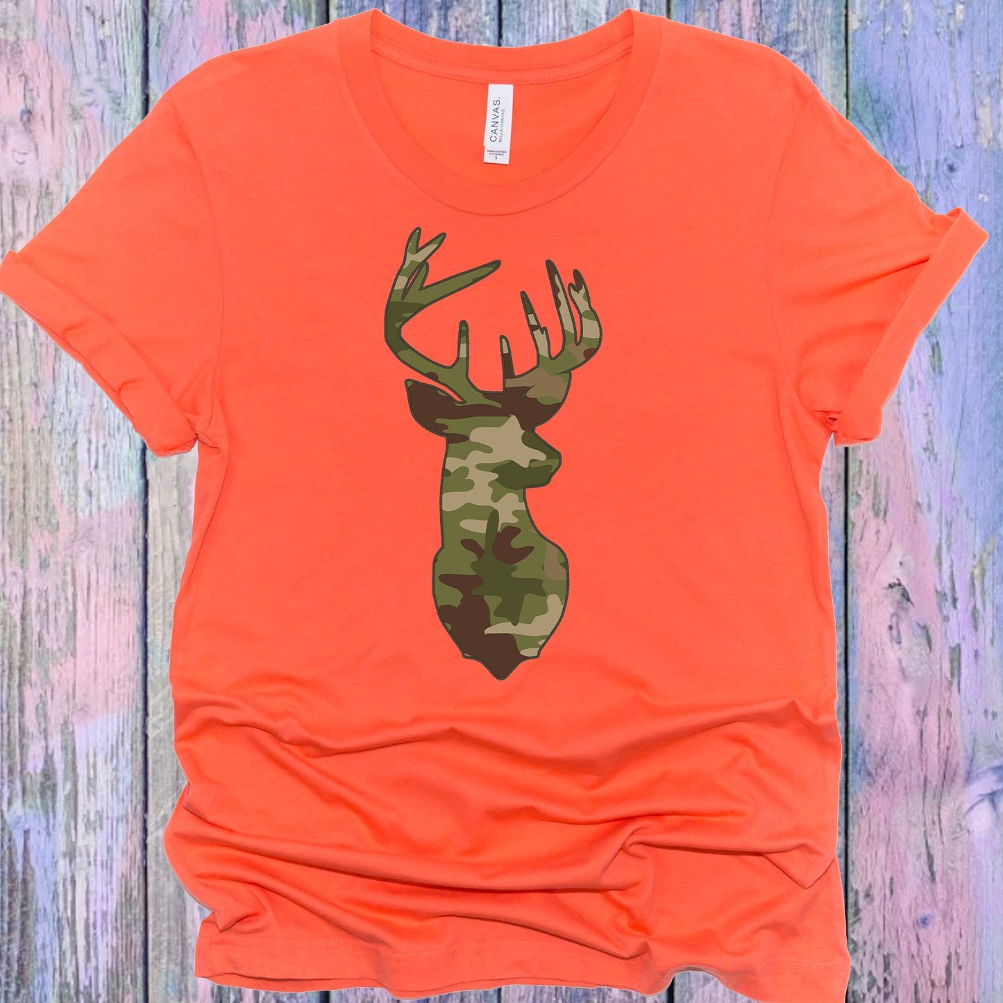 Camo Deer Graphic Tee Graphic Tee