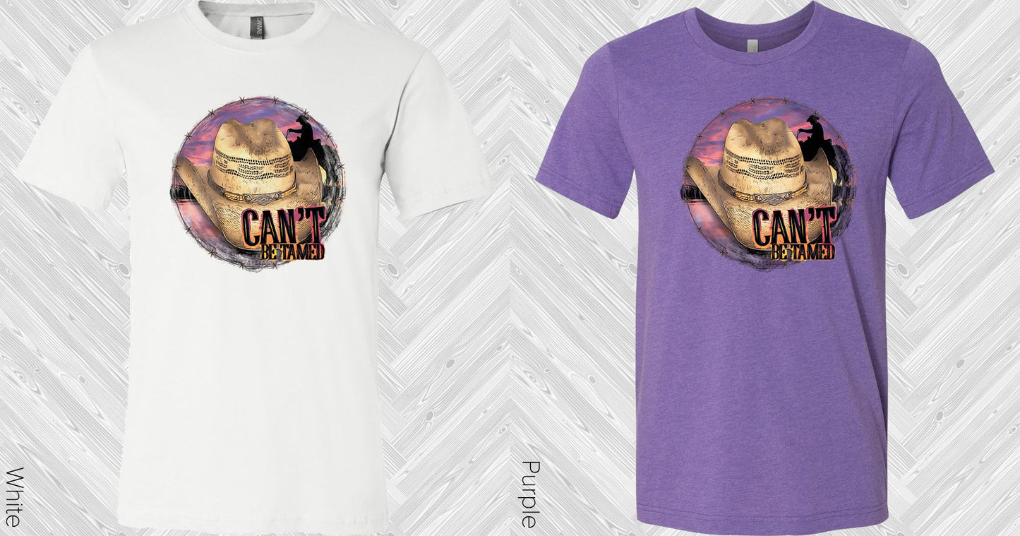 Cant Be Tamed Graphic Tee Graphic Tee
