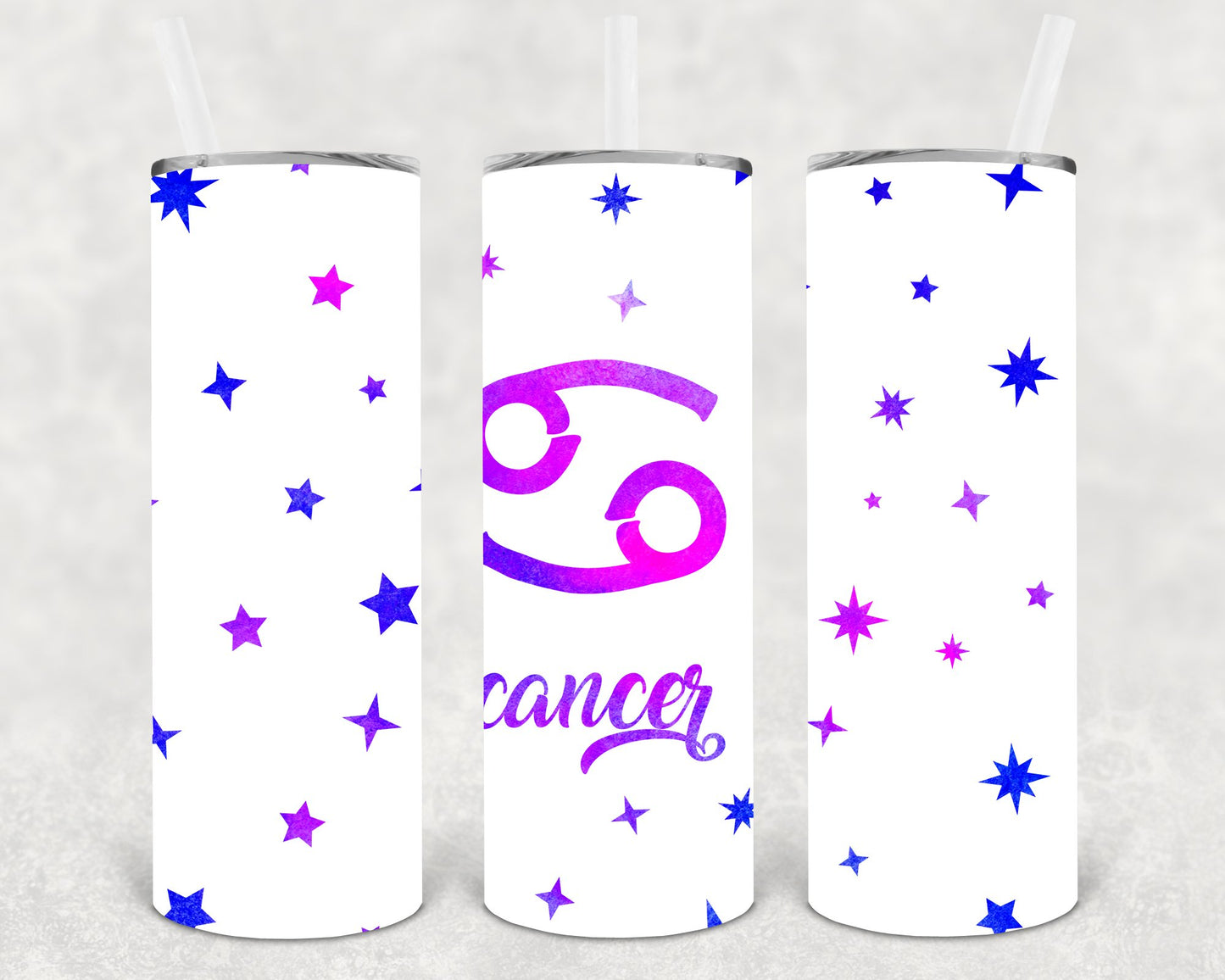 Cancer 20 Oz Skinny Tumbler