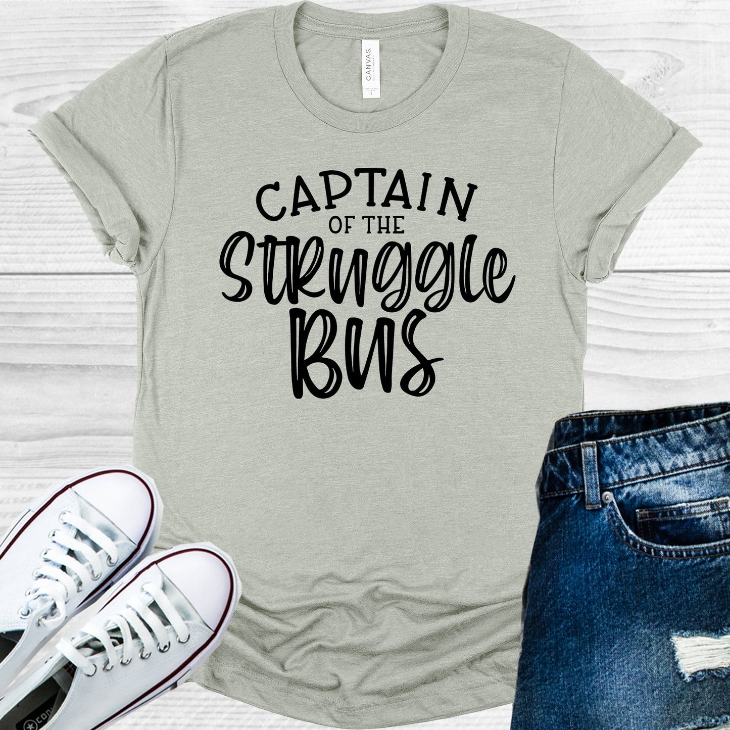 Captain Of The Struggle Bus Graphic Tee Graphic Tee