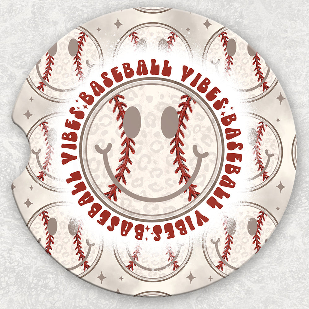 Car Coaster Set - Baseball Vibes