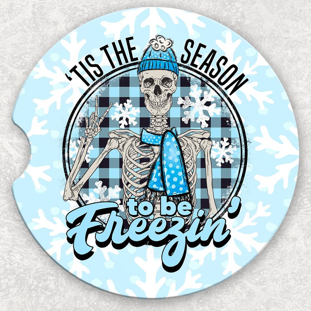 Car Coaster Set - Tis The Season To Be Freezin