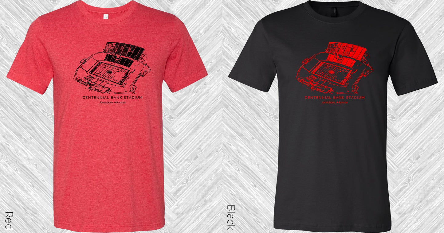 Centennial Bank Stadium Graphic Tee Graphic Tee
