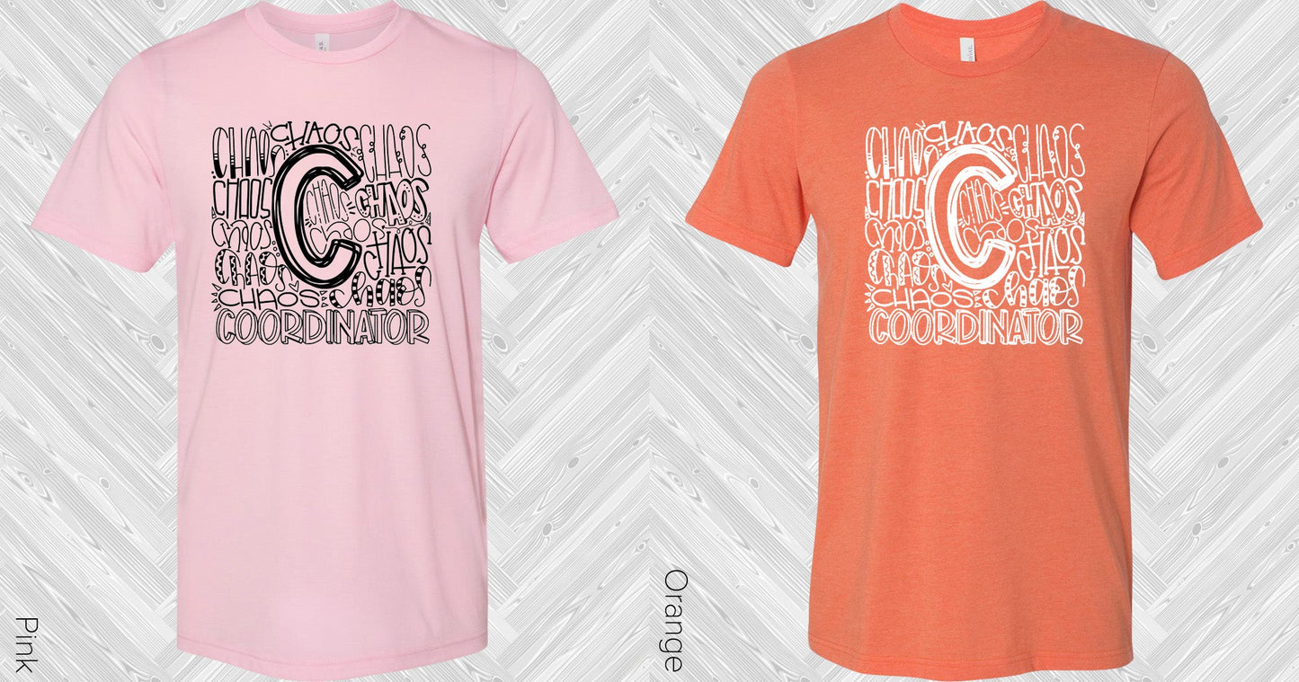 Chaos Coordinator Subway Art Graphic Tee Graphic Tee