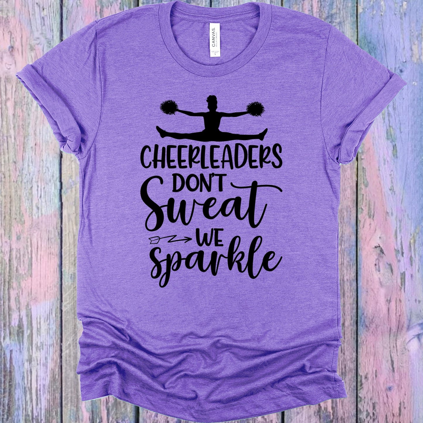 Cheerleaders Dont Sweat We Sparkle Graphic Tee Graphic Tee