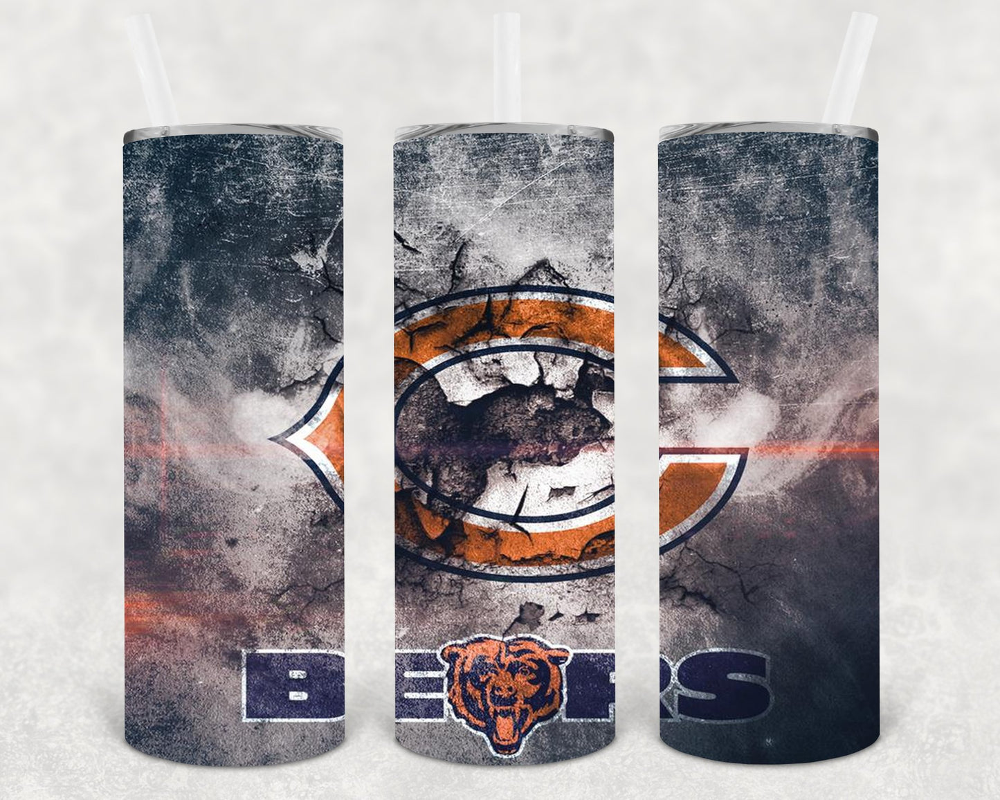 Chicago Bears 20 Oz Skinny Tumbler